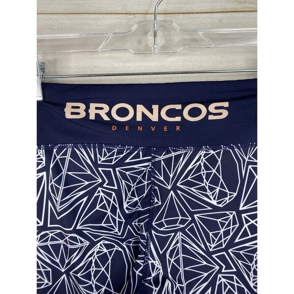 Nfl Team Apparel Denver Broncos Leggings Football Youth Girls XL 16 Graphic - Picture 4 of 7